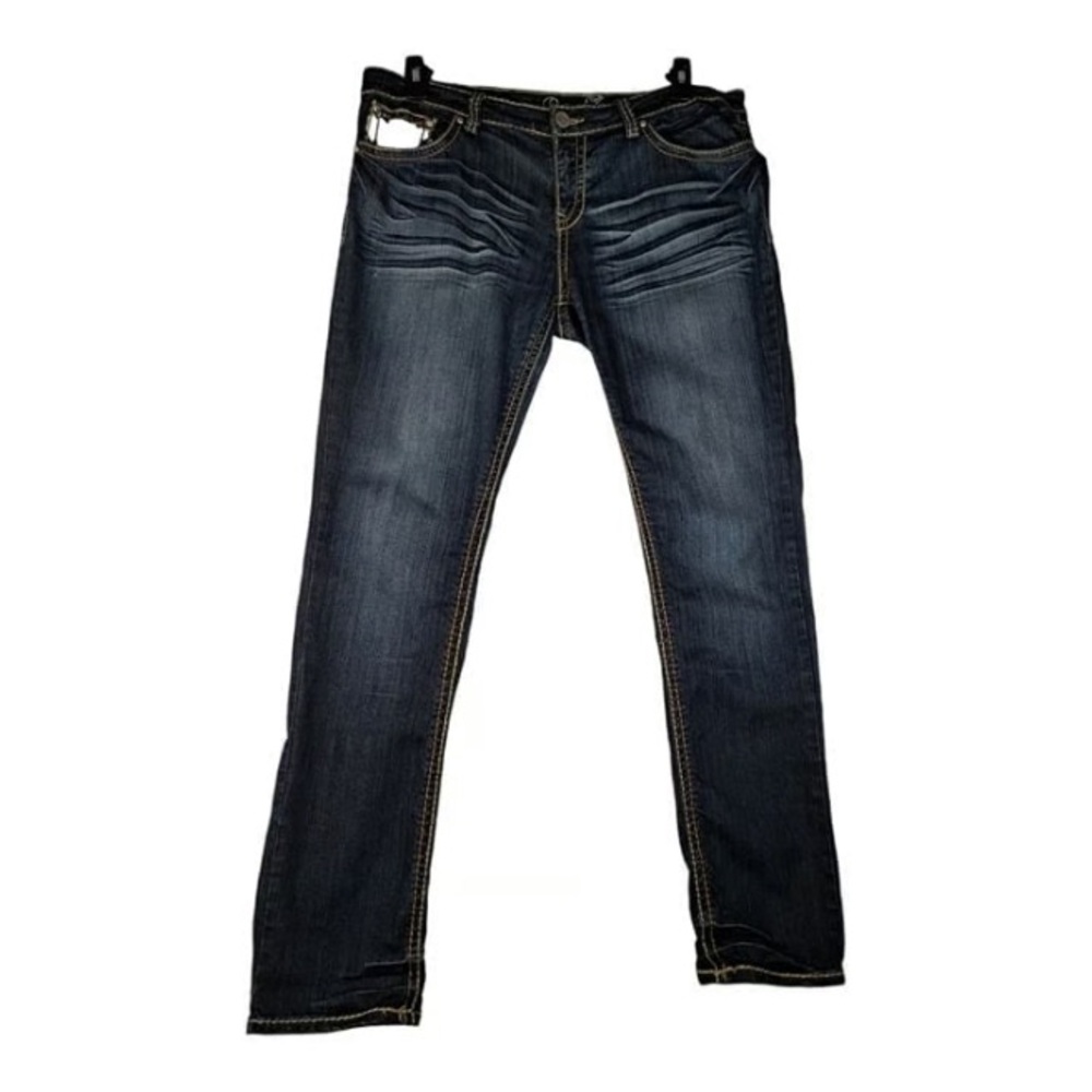Men's Dark Wash Straight Jeans